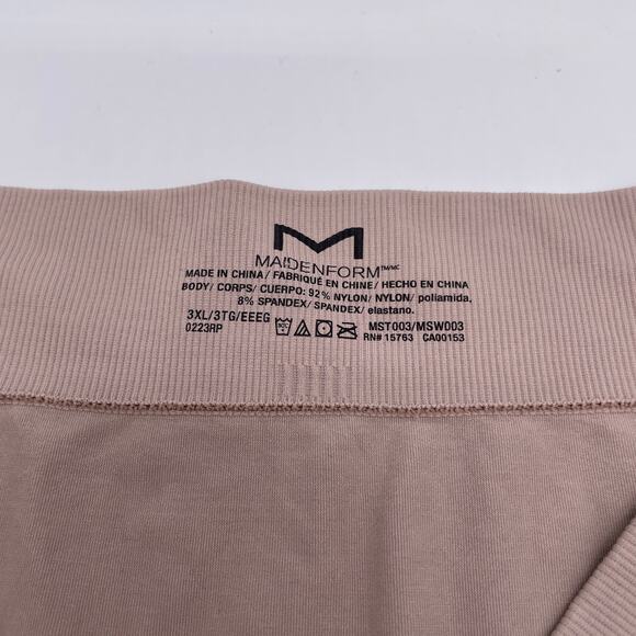 Maidenform M Women's Seamless Smoothing Short Style Nude Size 3XL - Picture 5 of 5